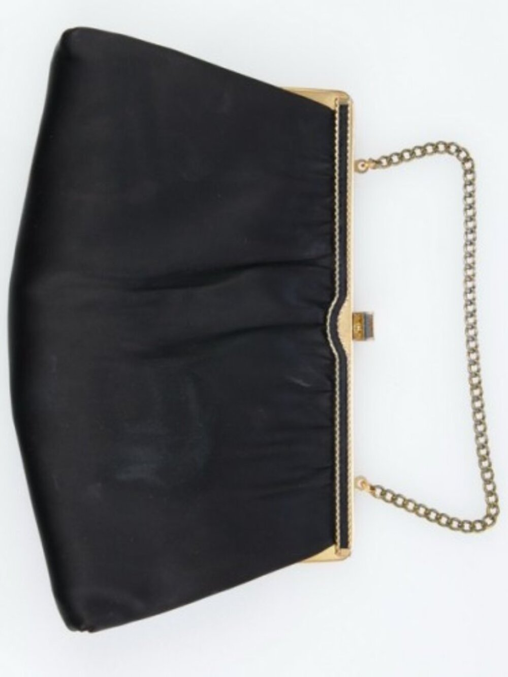 Vintage satin evening bag by Andé - 1950s